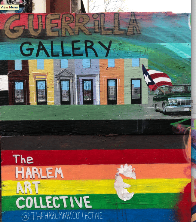 Guerrilla Gallery fence. Photo by Natalia Gonzalez.