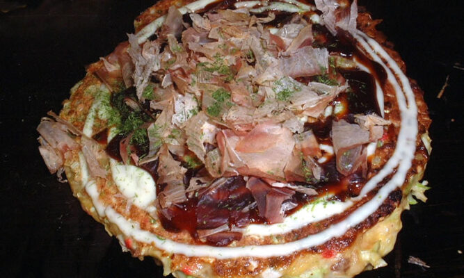 Okonomiyaki Kansai with Nori