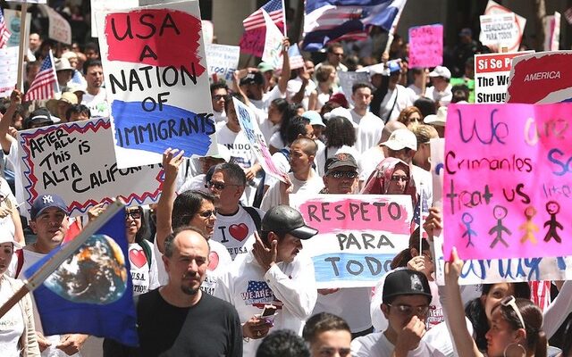 Immigration protest in the United States