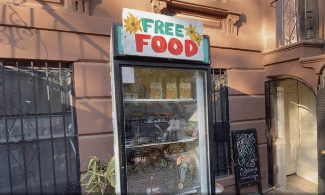 Free food refrigerator