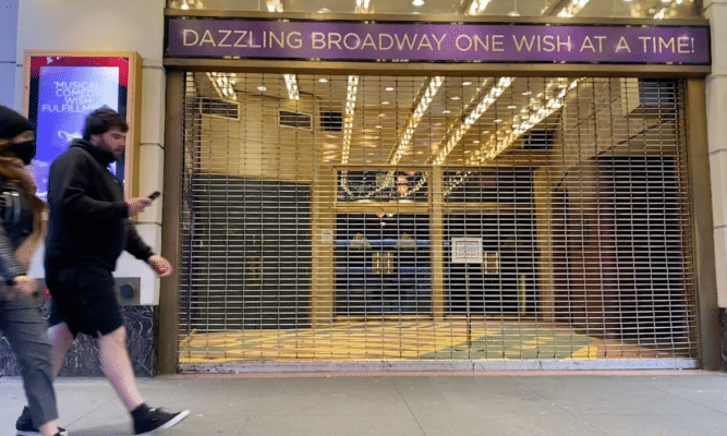 Shuttered Broadway Theater