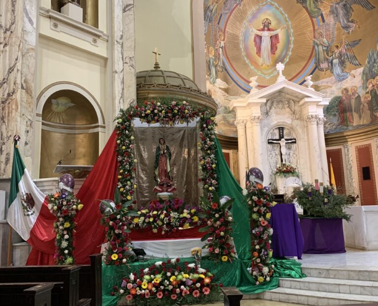 Altar for The Virgin of Guadalupe in St. Matthew Roman Catholic Church