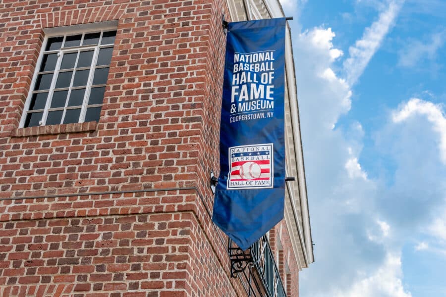 Banner at the National Baseball Hall of Fame Musuem