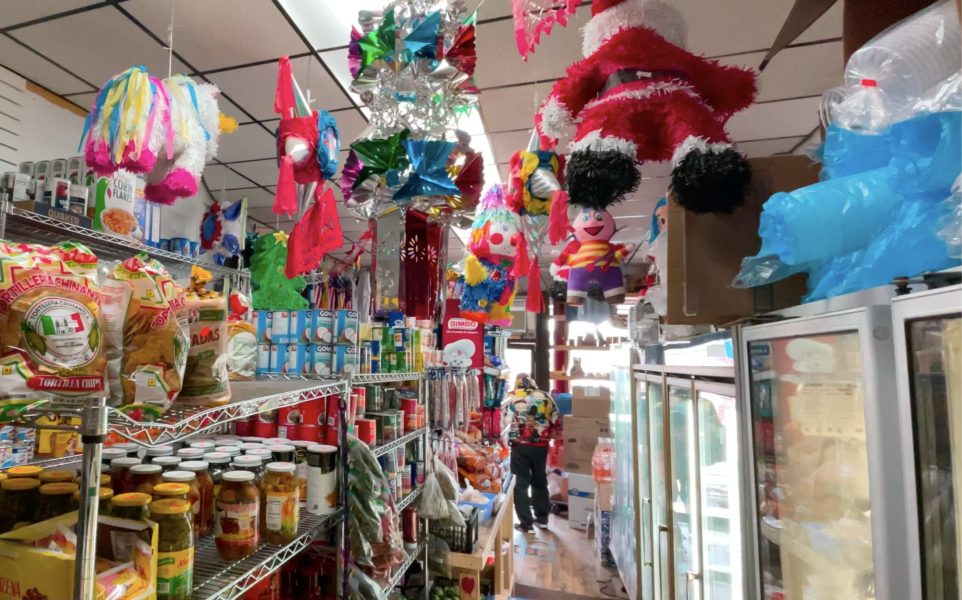 Inside a Mexican market in East New York