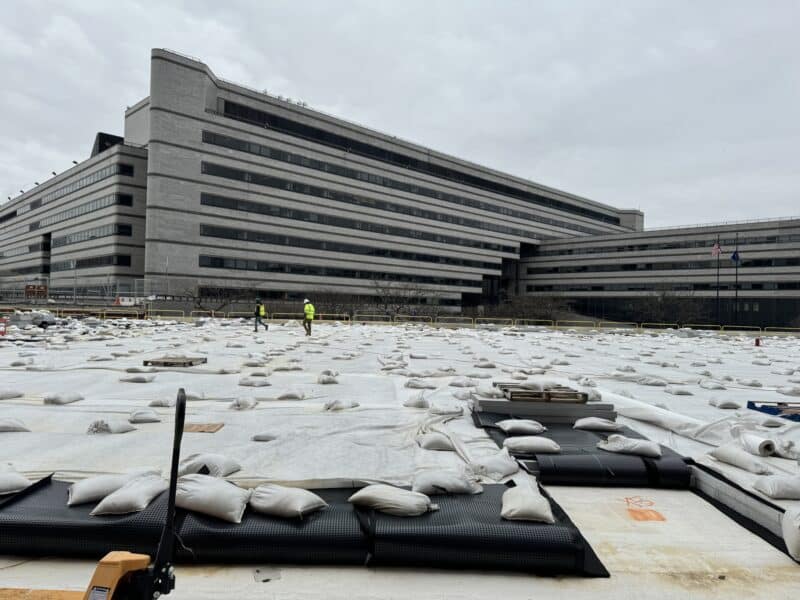 Construction at the Marshak Science Building at The City College of New York