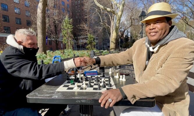 Chess Players in Washington Square Park