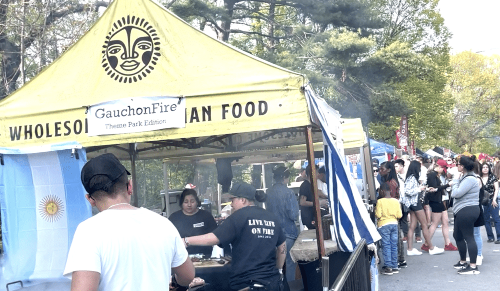 Tents at Smorgasburg food festival