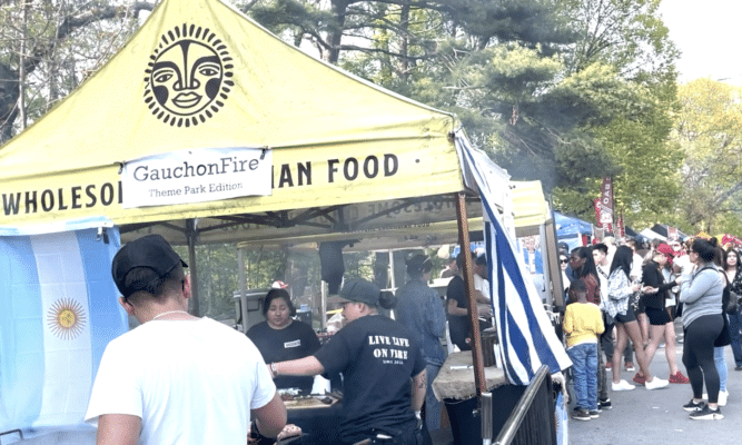 Tents at Smorgasburg food festival