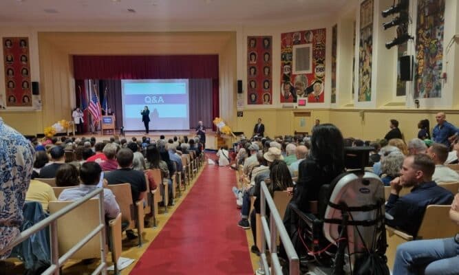 AOC townhall in Jackson Heights, Queens