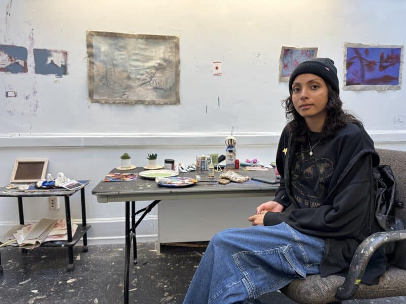 Isabella Balbi in her studio.
