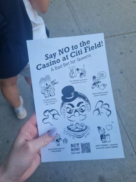 Say no to Casino at Citi Field
