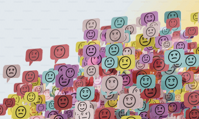 Faces for mental health story. Image by Alex Shuper, Courtesy Unsplash