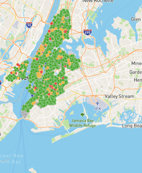 NYC Citi Bike Locations