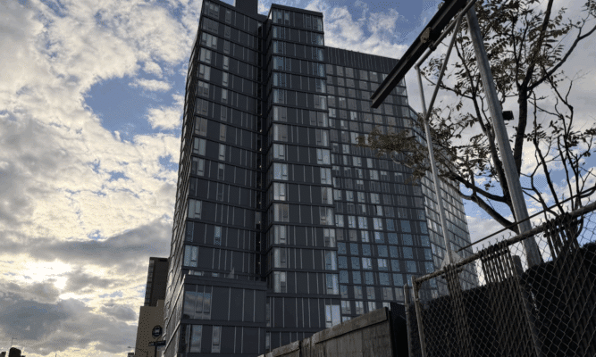 New Building in Jamaica, Queens. Photo by Masrur Khan