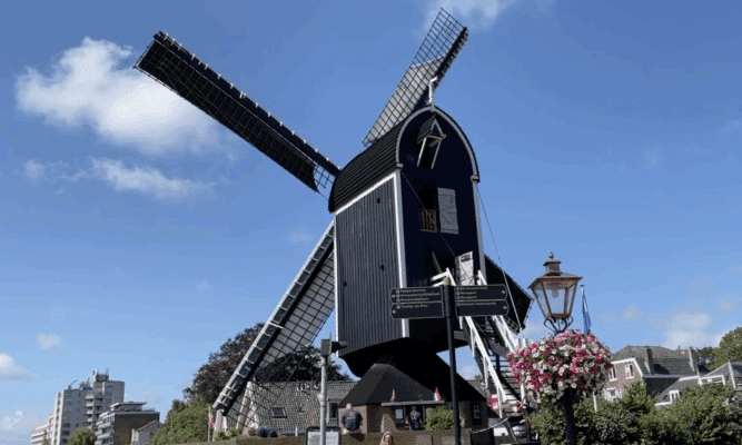 The Netherlands Windmill in Leiden