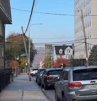 A quiet street in South Yonkers