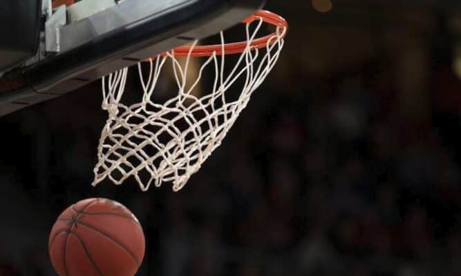 Hoop and basketball. Photo courtesy rawpixel.com/Markus Spiske
