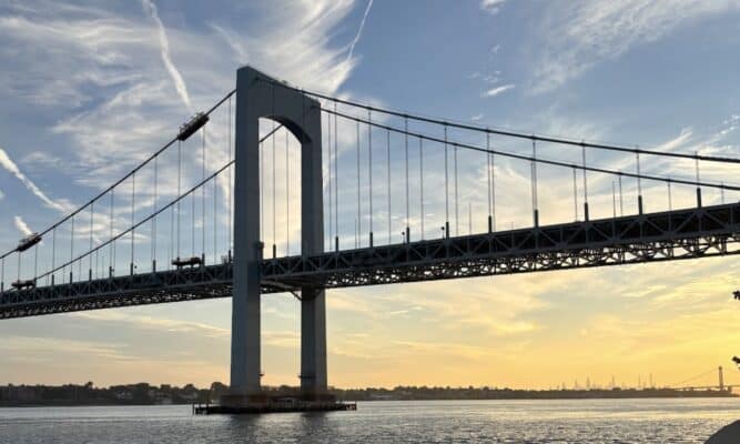 Photo of Throggs Neck Bridge by Catrina Porter.