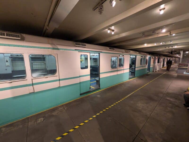 Vintage subway car