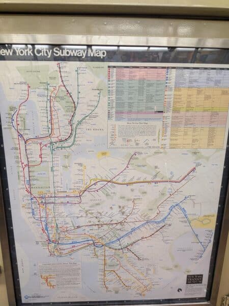 NYC Subway map