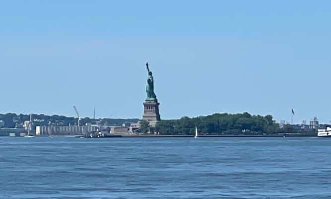 Statue of Liberty in New York Harbor