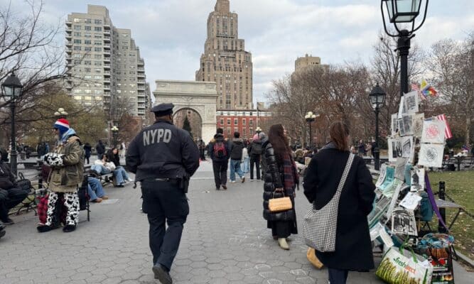 Washington Square Park on a Sunday Afternoon