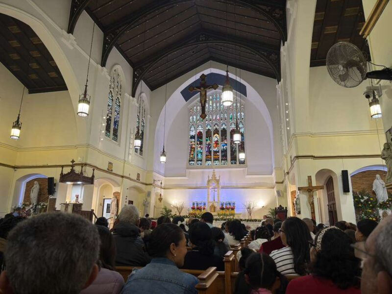 Mass in Bronx Catholic Church