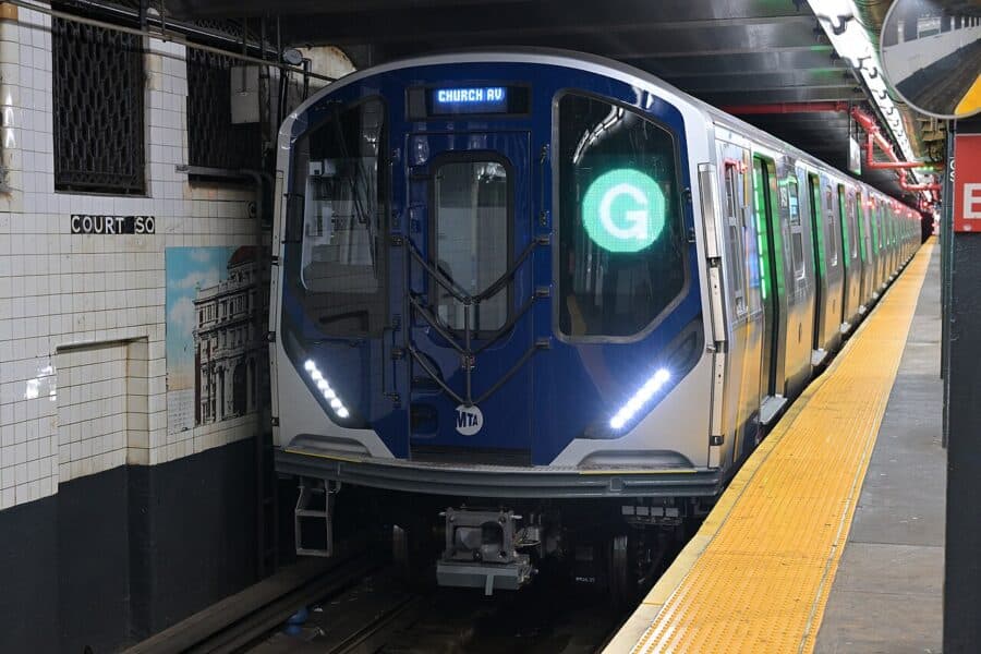 GTrain at Court Square, NYC.